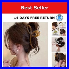 Women's Bow Hair Claw Clip Jelly Color Hair Accessory