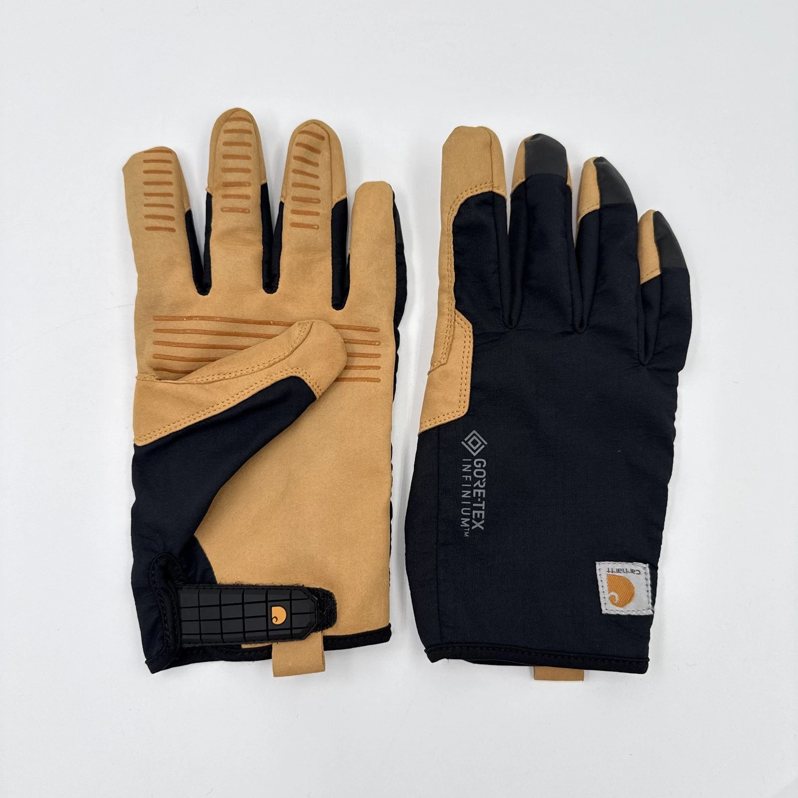 Carhartt Gore-Tex Infinium Gloves Mens Size XL Black Barley Work Hiking GD0792-M