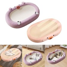 Cat Scratcher Bed Cat Couch Piggy Design Furniture Protection Oval Scratch Pad
