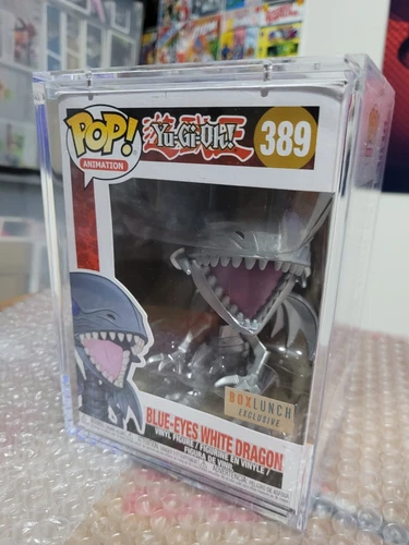 Yu-Gi-Oh Funko Pop Animation Blue-Eyes White Dragon Box Lunch Exclusive Silver