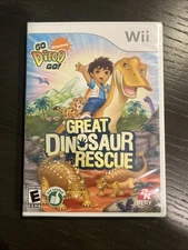 Go Diego Go Great Dinosaur Rescue (Nintendo Wii) - Complete, SEALED, Kids Game