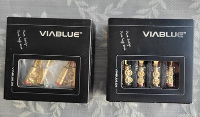 ViaBlue TS Kabelschuhe 8 mm und ViaBlue TS Bananenstecker Tube