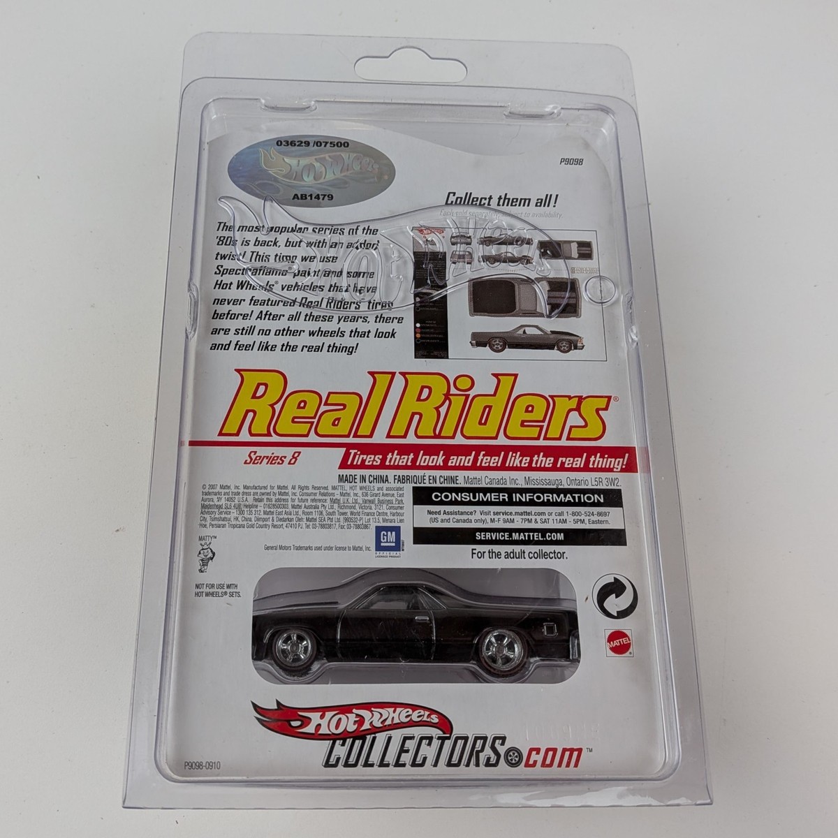 Hot Wheels RLC Real Riders Series 8 - 1980 El Camino - New in
