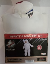 Disguise Ghostbusters Frozen Empire Mini Puft Toddler Costume Size:2t White New