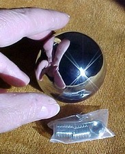 Shifter Knob Show Chrome Metal Ball W Adaptors. Deluxe. 2-14 Diameter. New Shifter Knob Show Chrome Metal Ball W Adaptors. Deluxe. 2-14 Diameter. New