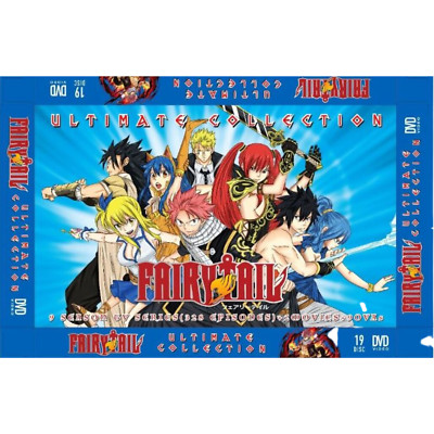 DVD Anime Fairy Tail Series Season 1-9 Vol.1-328 End + 2 Movie + 9 OVA