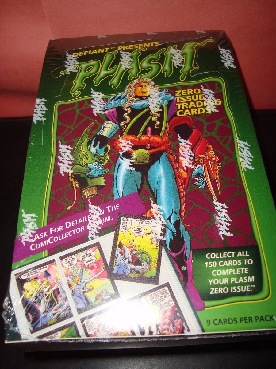 1993 Defiant Presents Plasm Zero Issue Comic Trading Cards Factory