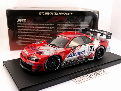 AUTOart 1:18 XANAVI Nissan Skyline Nismo GT-R R34 JGTC GT500 2002 #22 (80277) - Picture 1 of 6