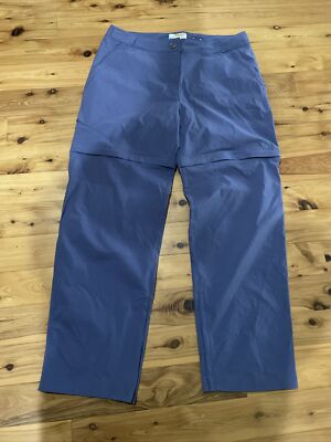 Magellan Outdoors Blue Stretch Convertible Pants Shorts Hiking
