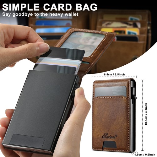 Luxury ID Card Holder Case For Samsung Galaxy S25 S24 S23 S22+ Ultra Wallet Case - Picture 53 of 64
