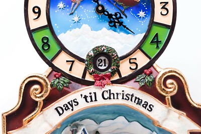 Christmas Countdown Clock 24 Days Till Christmas Counter from