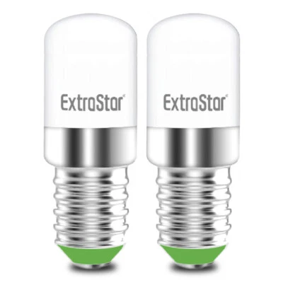 EXTRASTAR Mini E14 LED Bulbs 1.8W SES Small Edison Screw Lightbulb Warm Cool White Lamp
