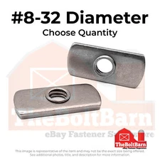 #8-32 Double Tab Spot Weld Nuts (Pick Quantity)