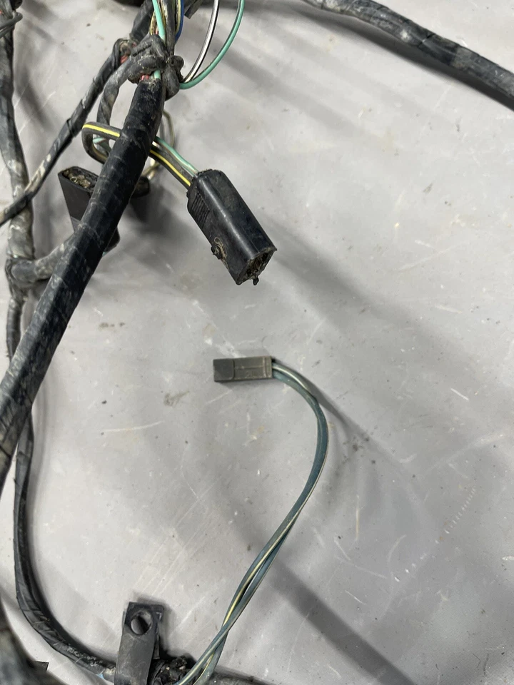 1965 1966 Ford Galaxie Firewall Headlight Wiring Harness Radiator Support OEM OE - Image 3 of 4