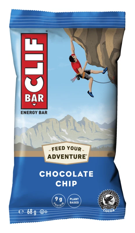 12 x CLIF BAR Energieriegel Chocolate Chip Hafer-Schoko 12x68g OVP MHD 11.2026 - Bild 2 von 3