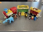 Vintage FISHER PRICE PLAY FAMILY CIRCUS TRAIN 991 Little People