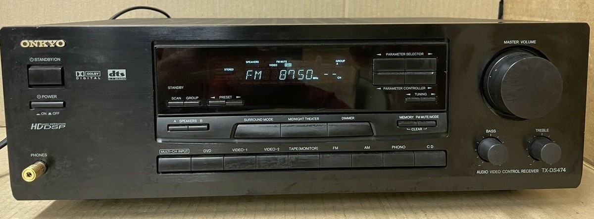Onkyo TX-DS474 5.1 Dolby Digital AV Receiver Works | eBay