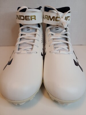 Under Armor football cleats, Blue and White, size 13.5 SPINE  display picture 3