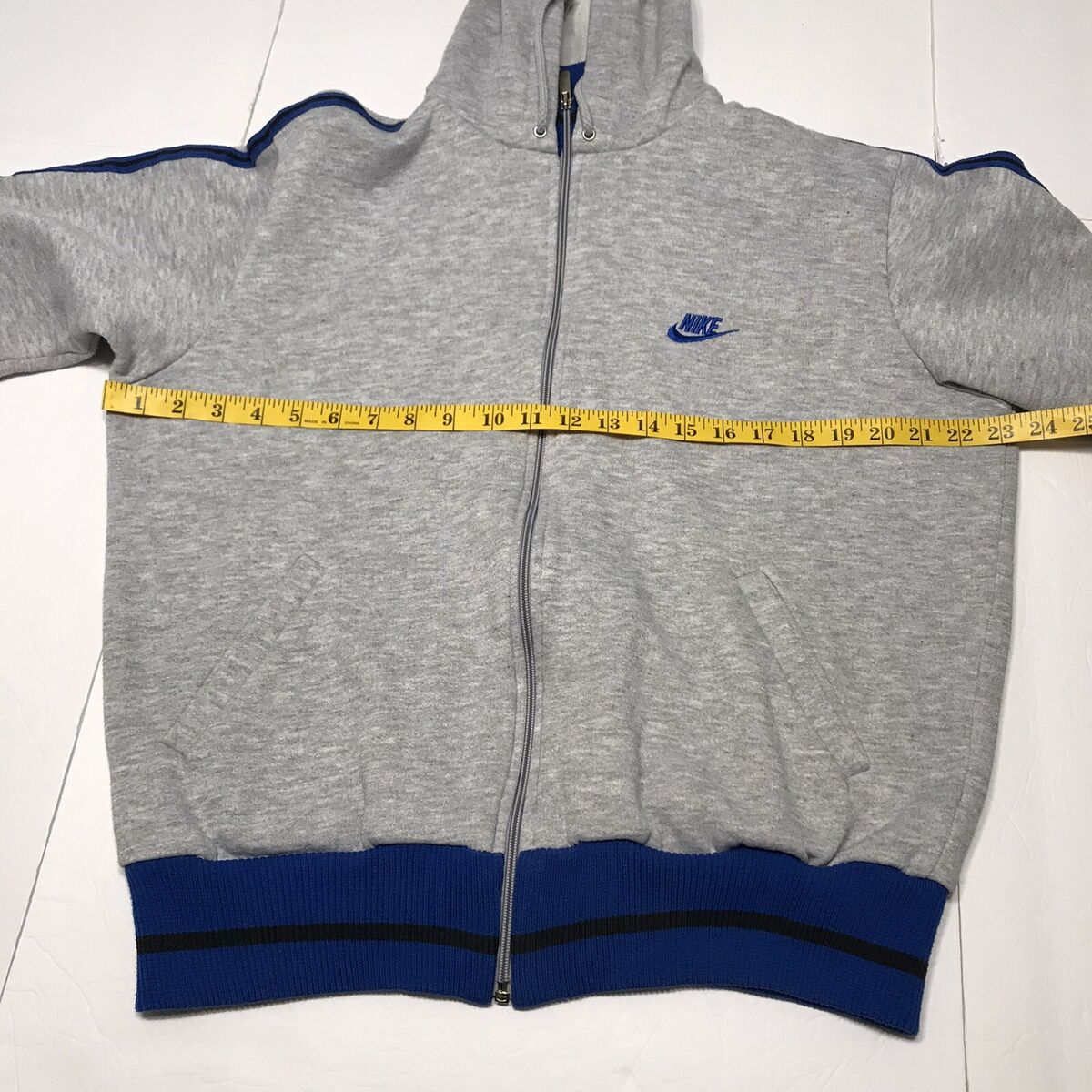 Vintage 70s Nike Blue Tag Mens Track Hoodie Size L Heather Vintage 70s Nike Blue Tag Mens Track Hoodie Size L Heather