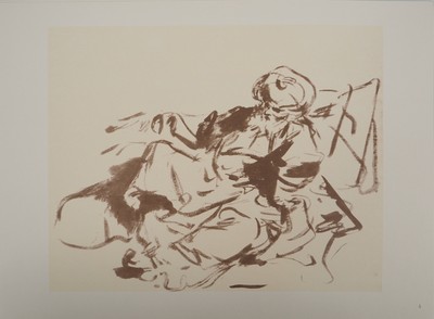 Jean-Honoré Fragonard: Der Pasha, Signierte Heliogravur