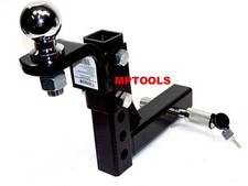 10" Drop Hitch Mount 2" Receiver Adjustable  With 1-7/8" Hitch Ball and Pin Lock