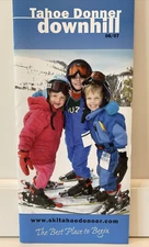 Vtg 2006-07 Tahoe Donner (North Lake Tahoe) Ski Resort Trail Map /Piste Map EUC