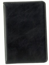 Mead Memo Book, Black 6 Ring Loose Leaf 40 Pages 5 x 3 in, 127 X 76mm, Free Ship