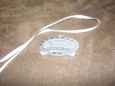 Longaberger Pewter 2001 Collector's Club Gathering Basket Tie-On