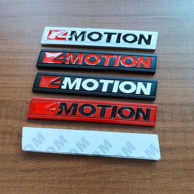 3D Metal 4 Motion Badge 4motion Emblem Car Trunk Badge Sticker Accessories