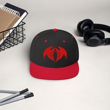 Gorra Cobra GI Joe Snapback | Gorra de béisbol personalizada | Gorra GI Joe Cobra con logotipo alado