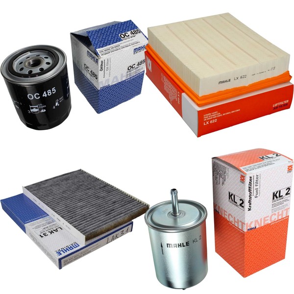 Mahle Kraftstofffilter KL 2 Innenraum LAK 31 Luftfilter LX 622 ÖLfilter OC 485-image