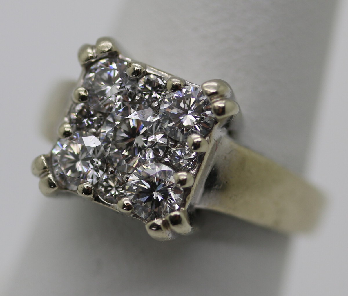 Fantasy Diamond Corp. (Pat.6591633) 14K White Gold 9