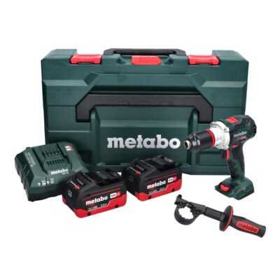 Metabo BS 18 LTX BL I Bohrschrauber 18 V 130 Nm ( 602358660 ) + 2x Akku + Lader