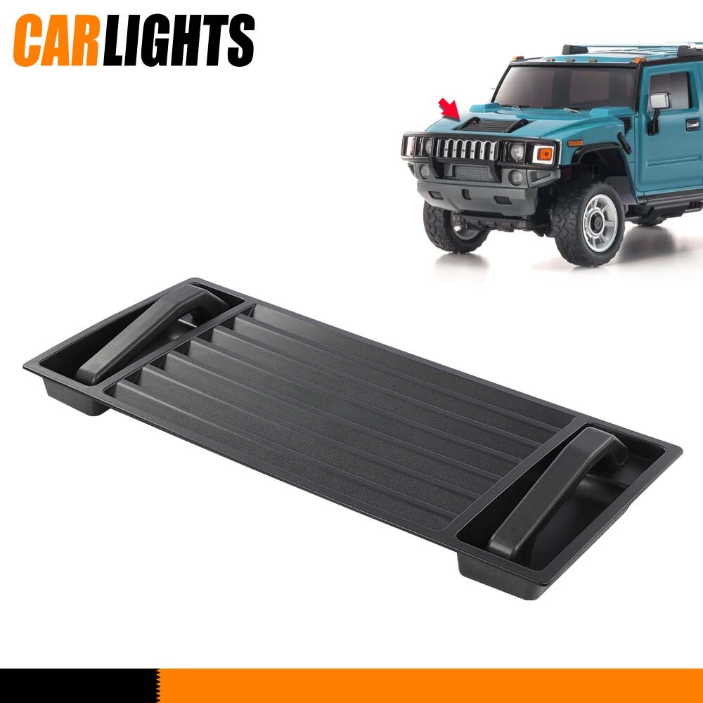 Hummer H2 ヒッチカバー 2x Chrome Bezel For 2003-2009 HUMMER H2 Hood Side Hinge Cover Trim