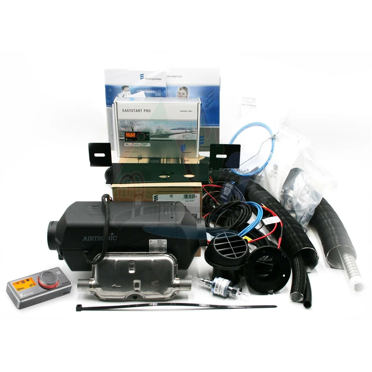 EBERSPACHER DIESEL AIR HEATER EXTERNALLY MOUNTED VW T5 T6 AIRTRONIC D2L VAN  KIT | eBay