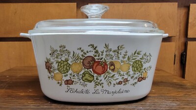 Corning Ware Spice of Life L'Echalote La Marjolaine A-3-B  3 Qt. Casserole W/Lid