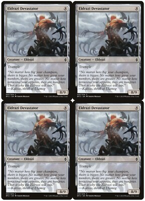 MTG Eldrazi Devastator x4 Battle for Zendikar Common NM Playset