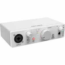 Arturia MiniFuse 1 Portable USB Type-C Audio Interface (White)