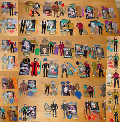 STAR TREK SELECTION CHOOSE DATA PICARD SCOTTY SELA RIKER LaFORGE LOOSE