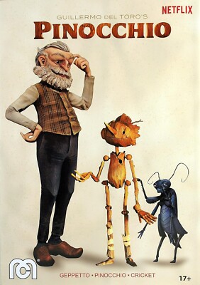 Mego Guillermo Del Toro s PINOCCHIO  8  Action Figure Set Geppetto Cricket NEW
