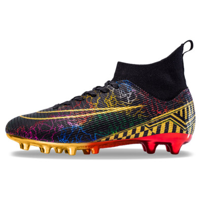 Men's Soccer Shoes Cleats Outdoor High-Top Football Boots