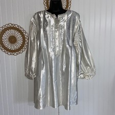 komar m 8-10 silky ivory nightgown Vintage Look Gr1