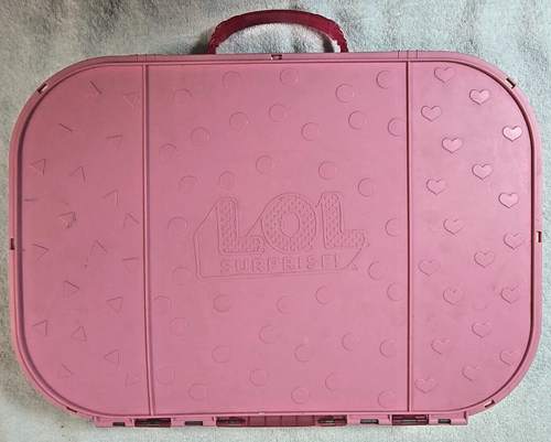 LOL Surprise Pink Storage Case 39 Dolls & Pets - Thrilla Neon Kitty Glitter more - Picture 3 of 7