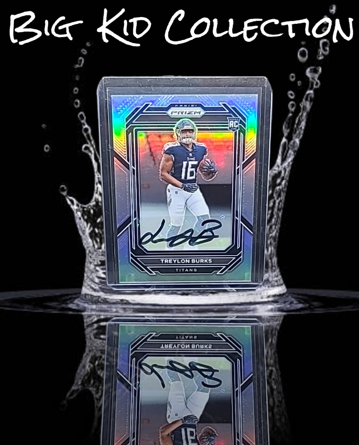 2022 Panini Prizm Treylon Burks Rc Silver Holo Prizm Auto #313