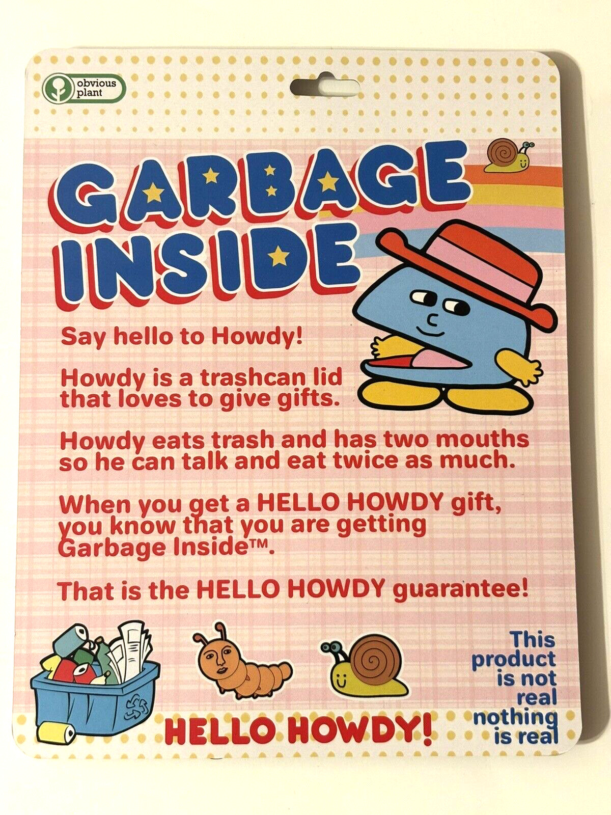 Obvious Plant Birthday Card You Will Trash Internet Meme Art Toy /500