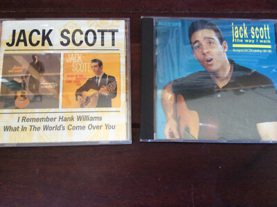 Jack Scott [2 CD Alben] The Way I Walk + I Remember Hank Williams / What In The