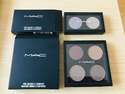 MAC Pro Palette x 4 und x 2 - Brow Palette - mit Lidschatten-Nachfüllpackungen