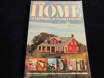 1989 Sears Catalog Mail Order HOME Hardware Automotive Leisure Free Shipping M3