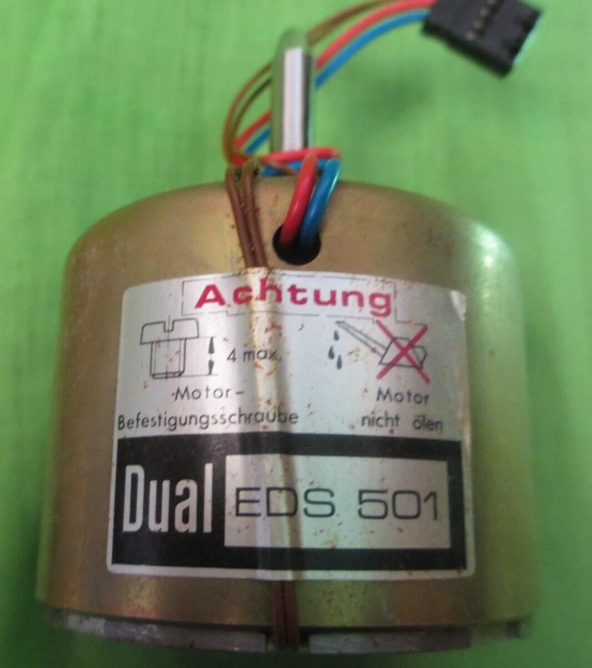 DUAL 608 & 708Q TURNTABLE MOTOR  PART # MOTOR EDS 501   NEW IN FACTORY BOX - Image 2 of 4