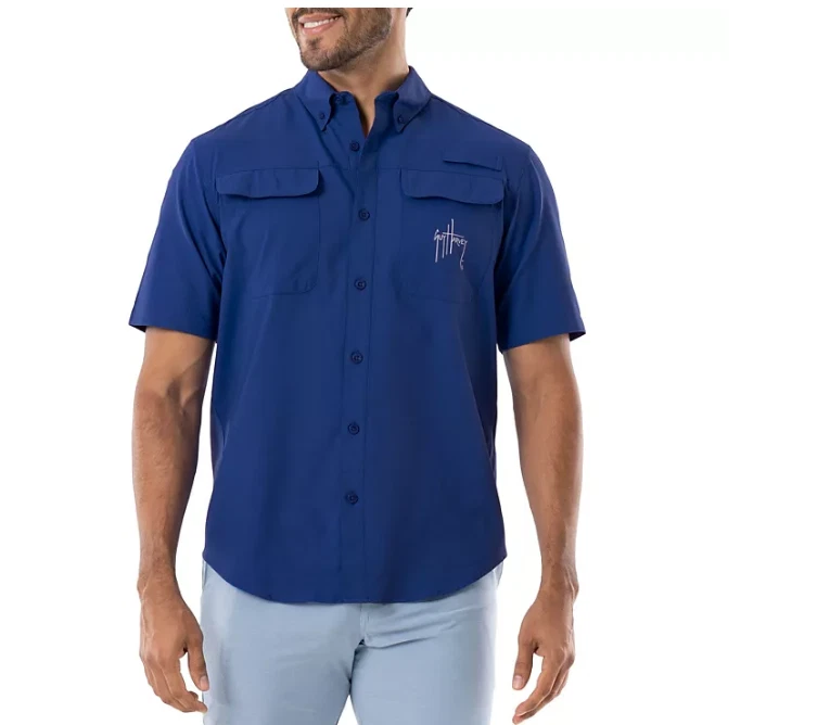 Guy Harvey Men's Short-Sleeve Fishing Shirt
